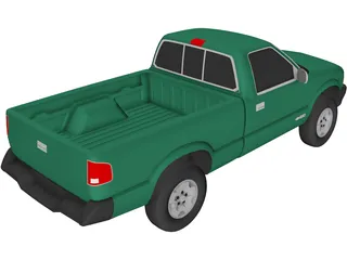 Chevrolet S10 Pickup (1994) 3D Model preview