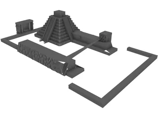 Chichen Itza 3D Model preview