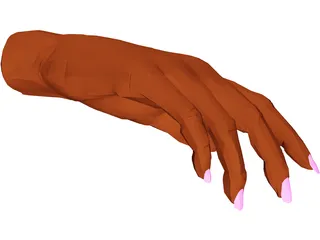 Hand Female 3D Model preview
