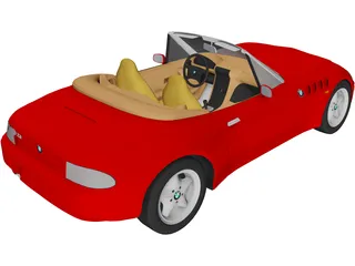 BMW Z3 (1997) 3D Model preview