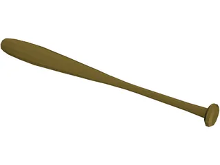 Baseball Bat 3D Model preview