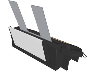 Fax Machine 3D Model preview