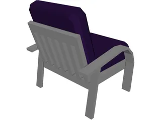 Chair Lounge 3D Model preview