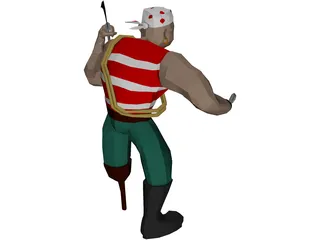 Pirate 3D Model preview
