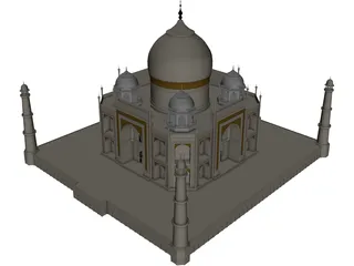Taj Mahal 3D Model preview