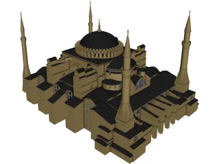 Hagia Sofia 3D Model preview