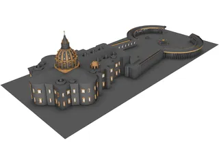 St. Peter's Basilica 3D Model preview