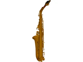 Saxophone 3D Model preview