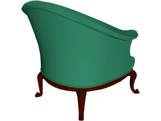 Chair Lounge 3D Model preview