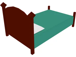 Bed 3D Model preview