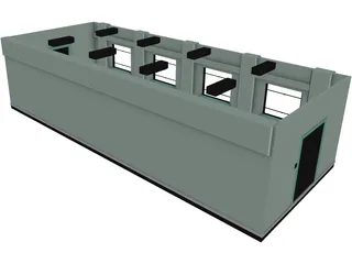 Hospital Ward 3D Model preview