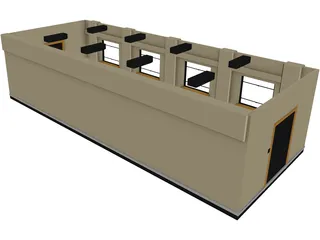 Paediatrics Ward 3D Model preview