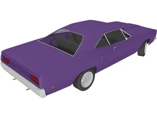 Plymouth Road Runner (1970) 3D Model preview