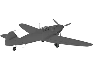 Messerschmitt 3D Model preview
