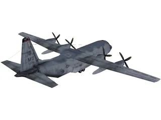 Lockheed EC-130H Compass Call 3D Model preview