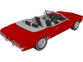 Chevrolet Camaro SS (1969) 3D Model preview