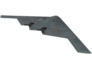 B2 Stealth Bomber 3D Model preview
