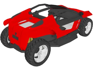 Peugeot Hoggar Concept 3D Model preview