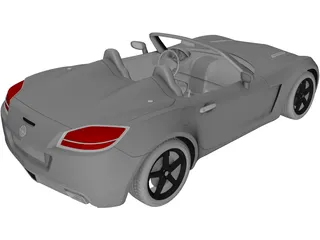 Opel GT (2007) 3D Model preview