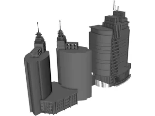 Building Office 3D Model preview