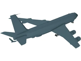KC-135R Stratotanker 3D Model preview