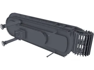 Boat 3D Model preview