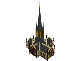Cathedral 3D Model preview