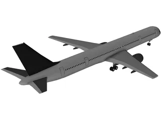 Boeing 757-300 3D Model preview