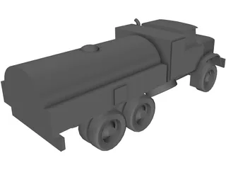 ZIL-131 Fuel Truck 3D Model preview