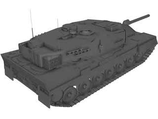 Leopard 2 A5 3D Model preview