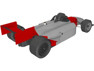 Indy Car 3D Model preview