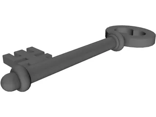 Key 3D Model preview