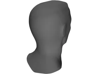 Head Male 3D Model preview