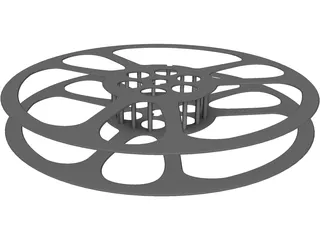 Reel Spool 3D Model preview
