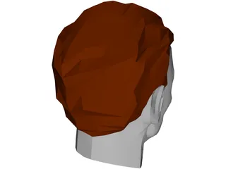 Face Muscles And Head 3D Model preview