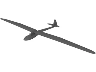 Klein Glider 3D Model preview