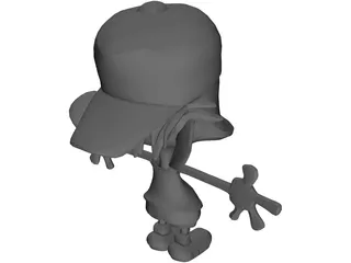 Kid Paddle 3D Model preview