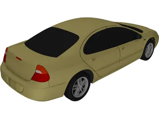 Chrysler 300M (1998) 3D Model preview