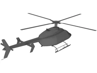 Bell 407 3D Model preview