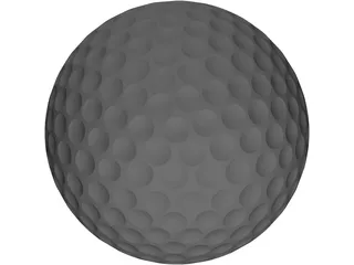 Golf Ball 3D Model preview