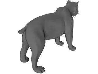Tiger Saber Tooth 3D Model preview