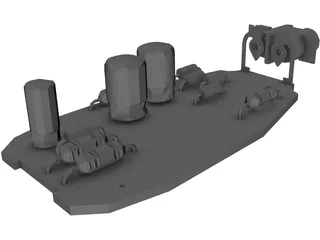 Circuit Board 3D Model preview