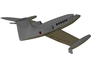 Bombardier Learjet 31A 3D Model preview