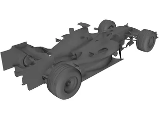 McLaren MP4-21 F1 3D Model preview