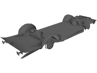 Chassis Chevrolet Caprice (1986) 3D Model preview