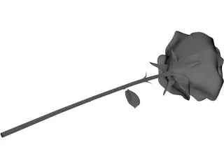 Rose 3D Model preview