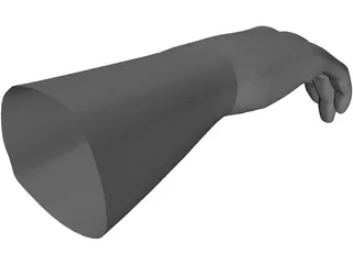 Hand Male 3D Model preview