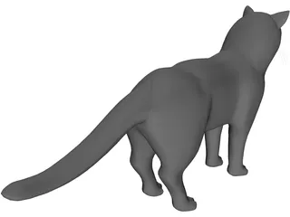 Cat 3D Model preview