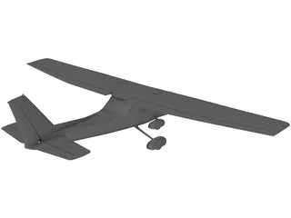Cessna 150 3D Model preview