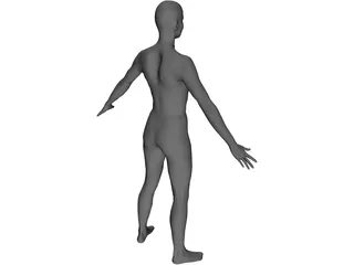 Woman European 3D Model preview